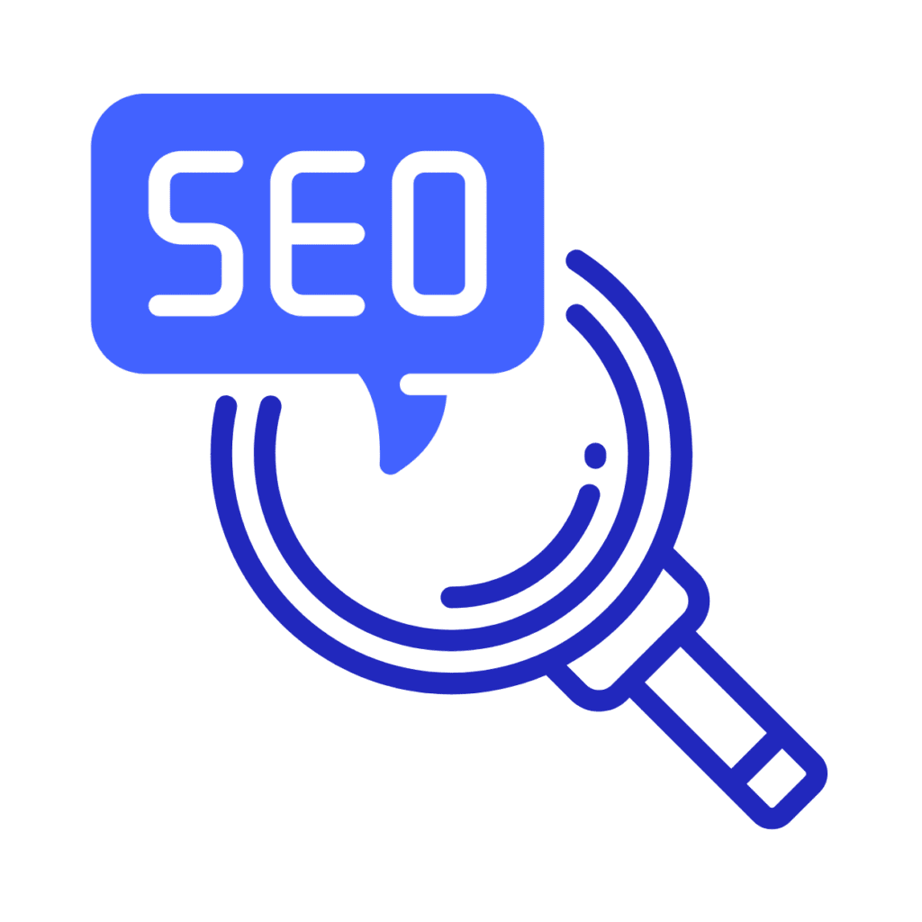 SEO Magnifying Glass Icon