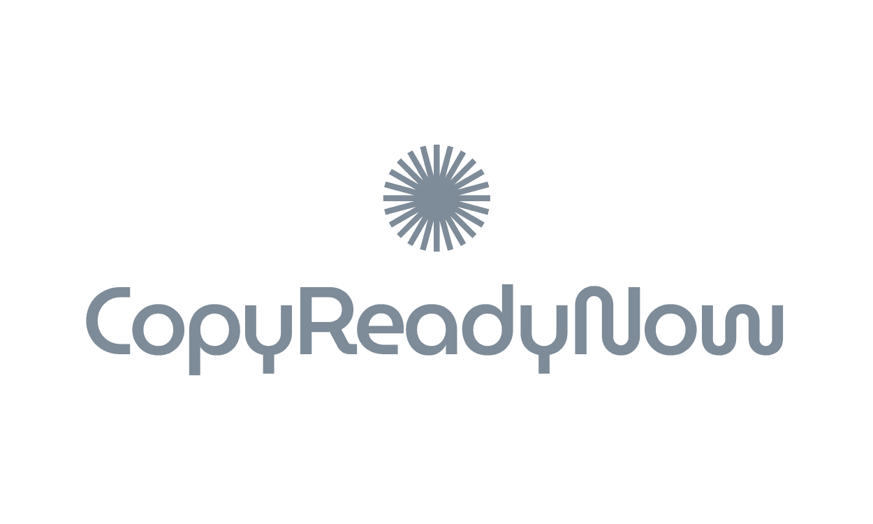 CopyReadyNow Logo Grey