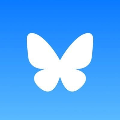 bluesky butterfly logo